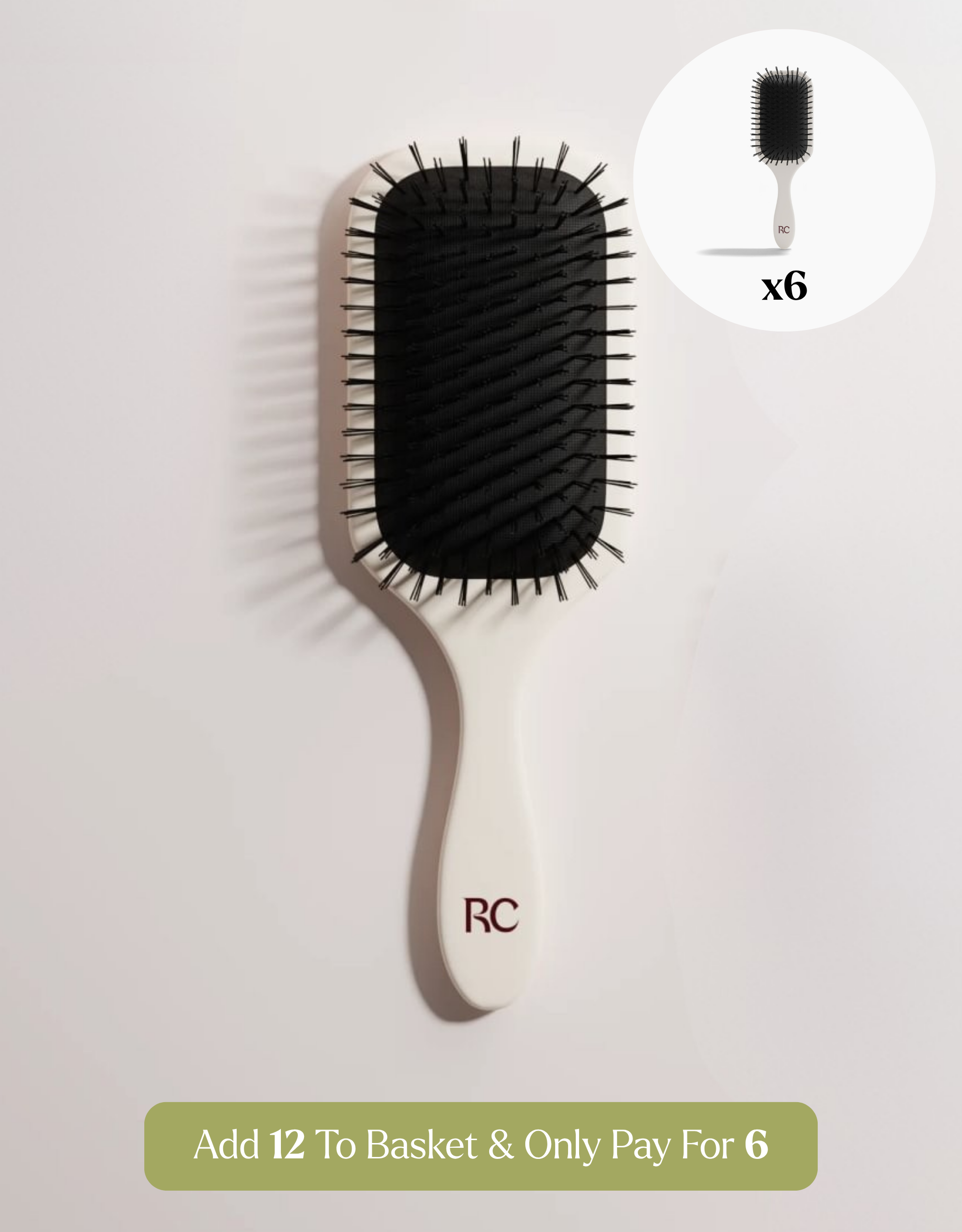 Paddle Brush - Carrara