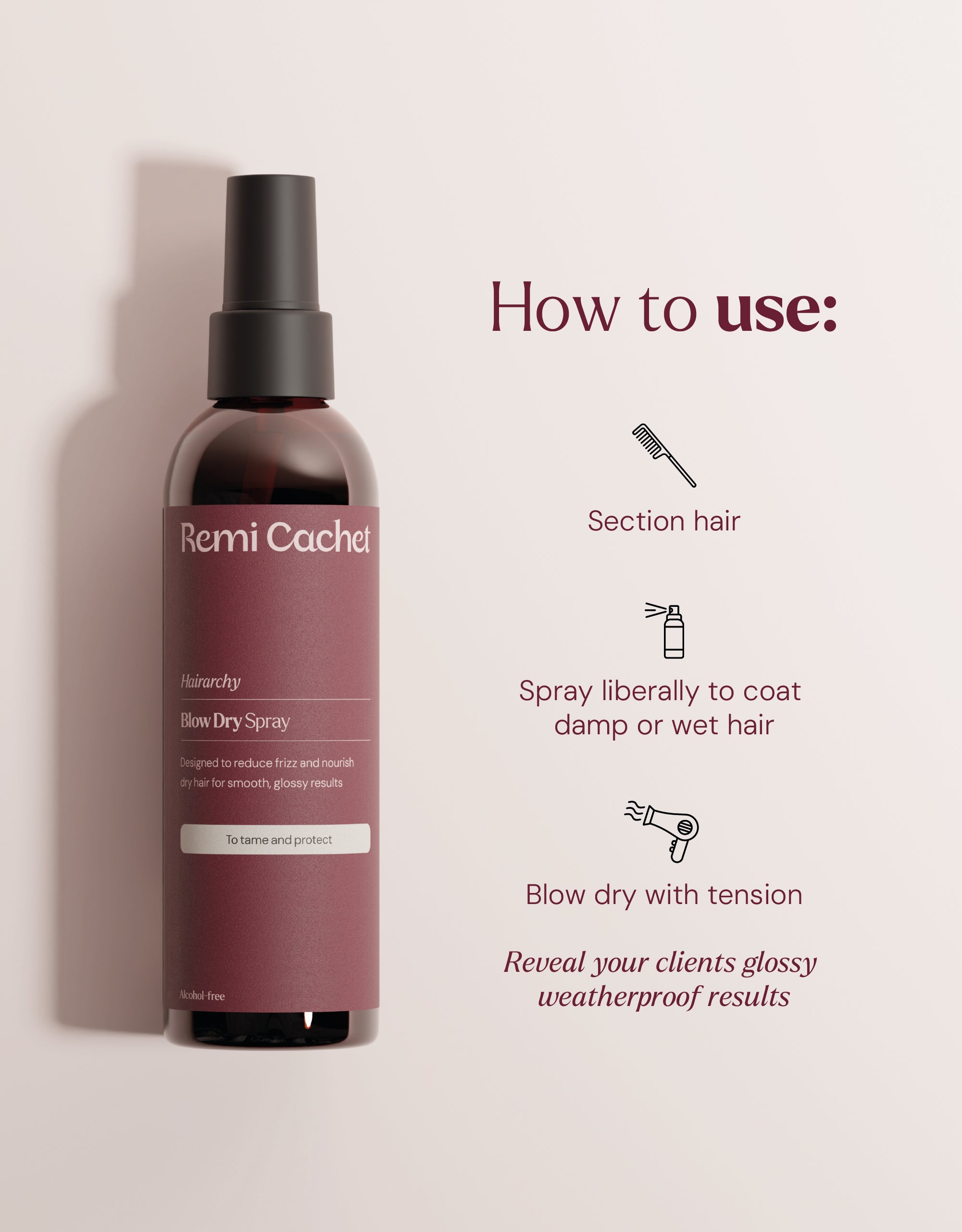 Hairarchy Blow Dry Spray 200ml