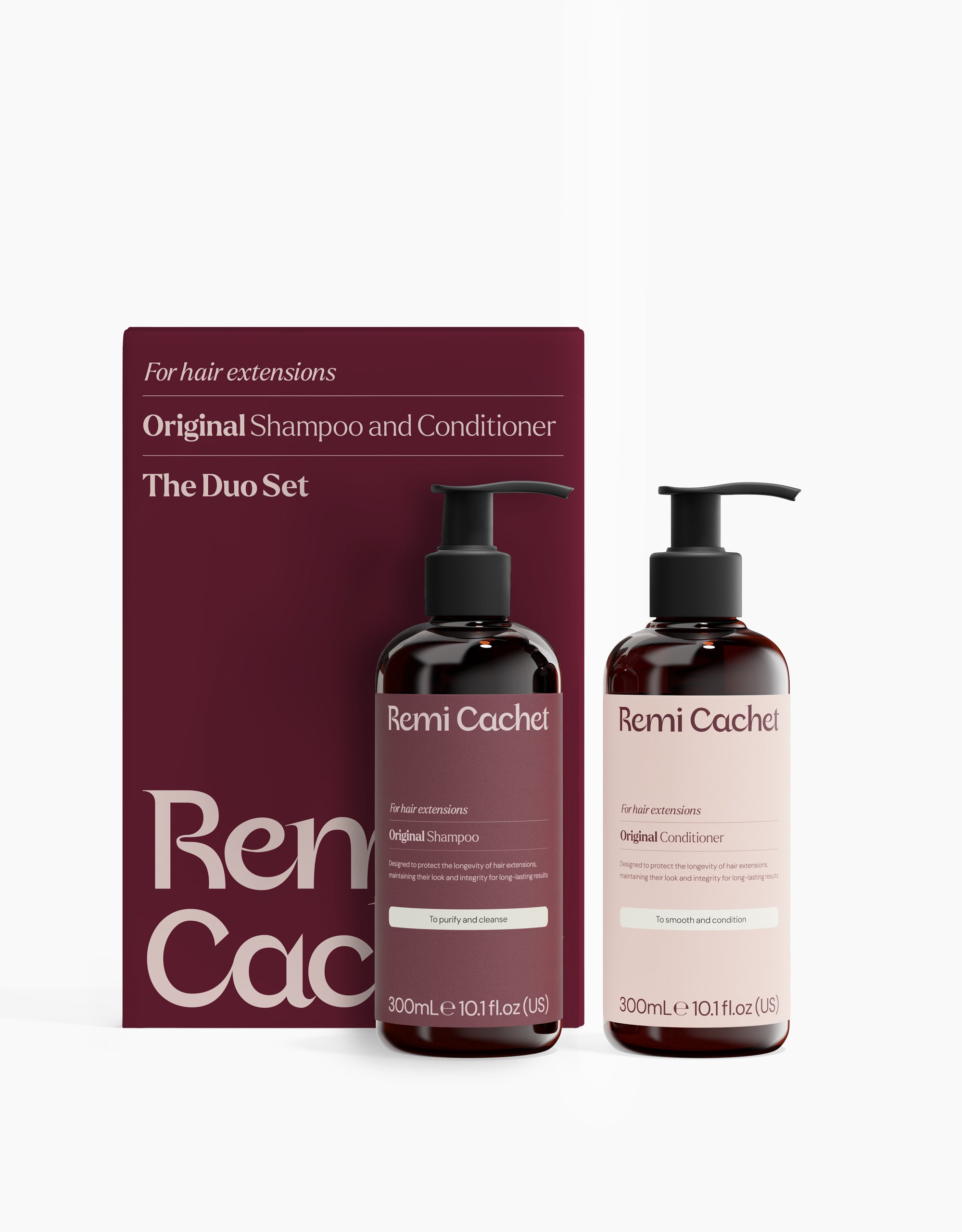 Shampoo & Conditioner Duo (300ml) | Remi Cachet