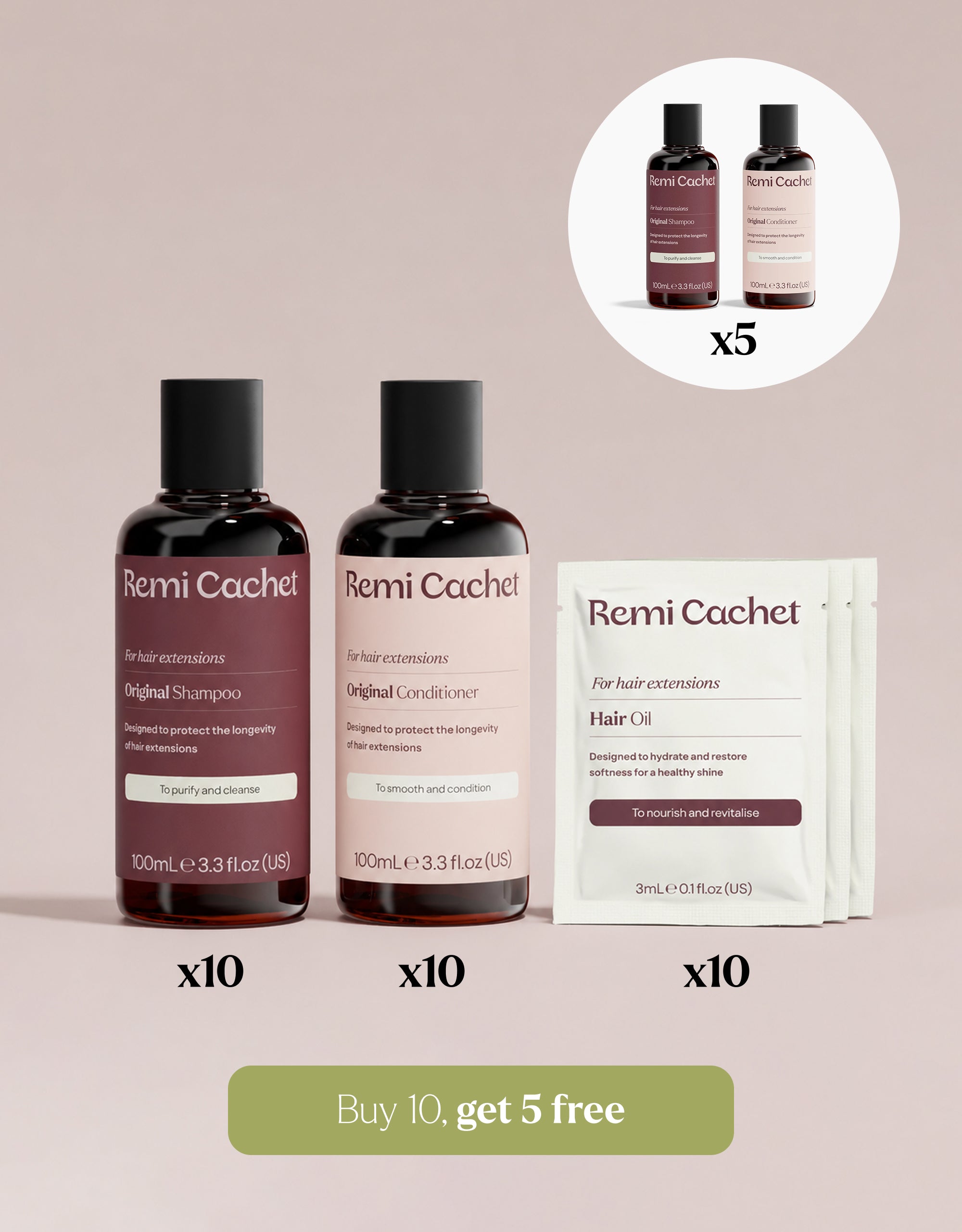 The Travel Trio Set x10 Bundle