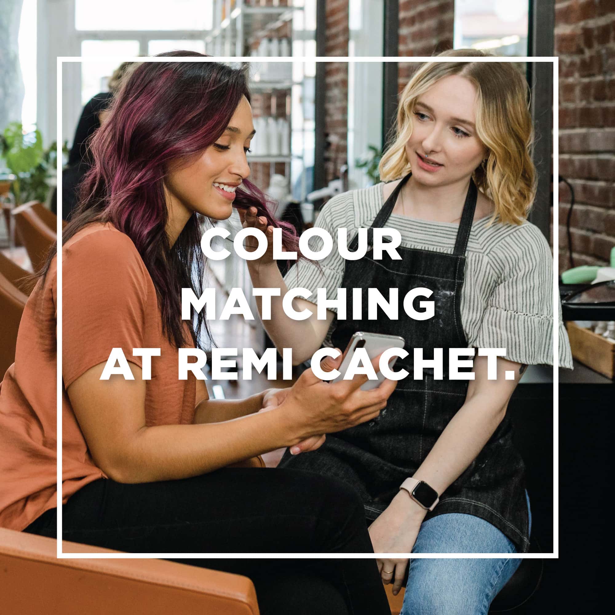 hair extension colour matching