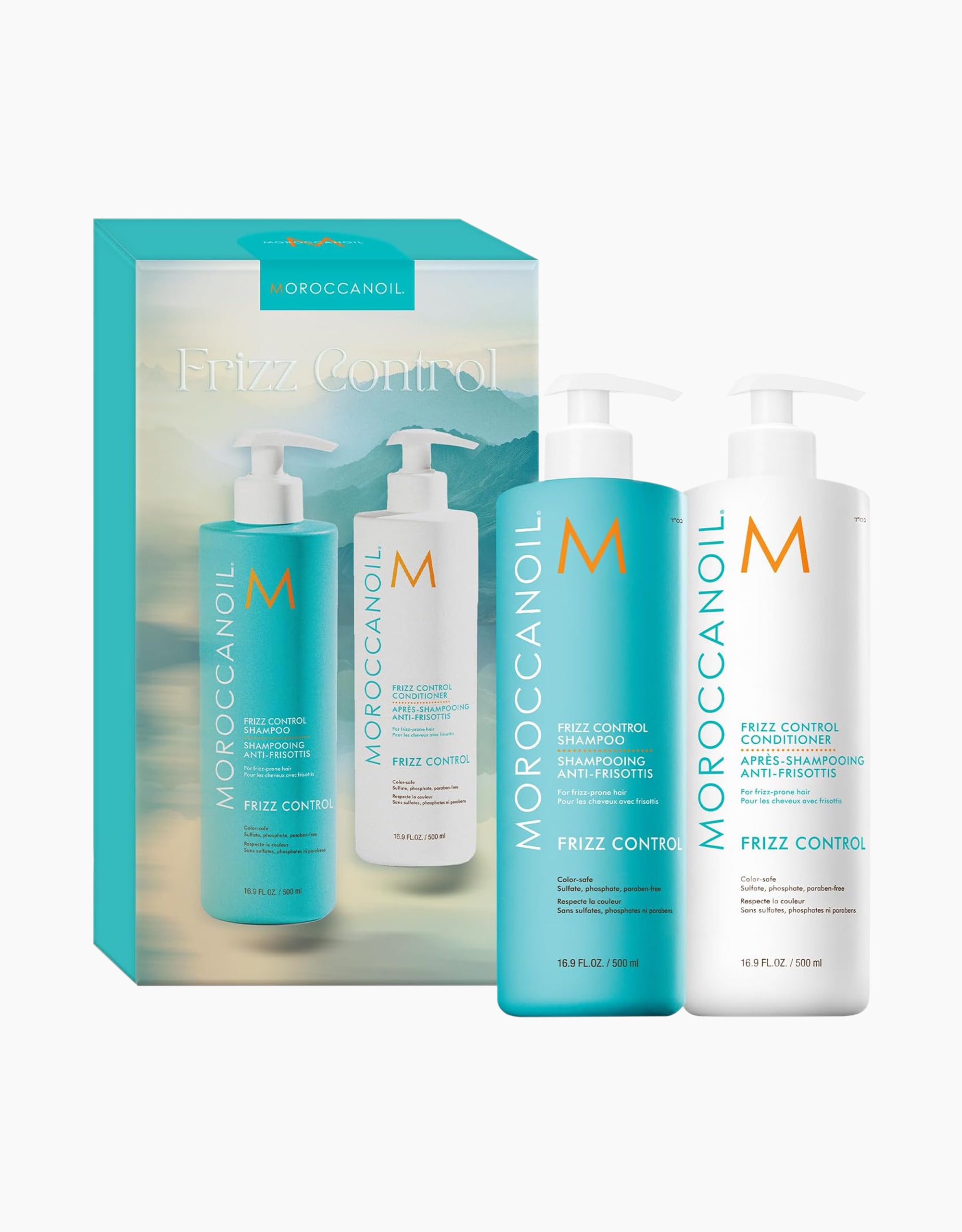 Moroccanoil Frizz Control Shampoo & Conditioner Duo - 500ml