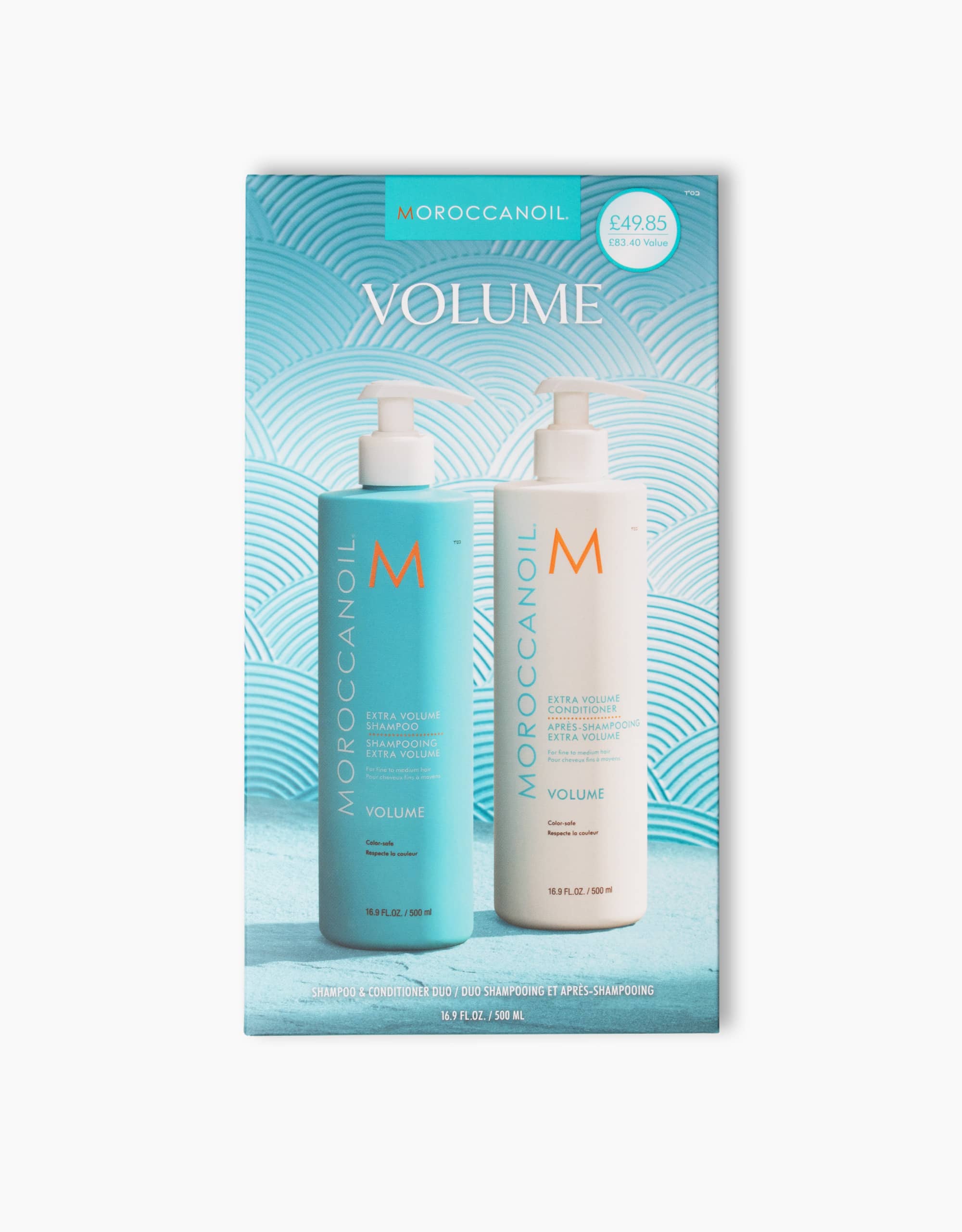 Moroccanoil Extra Volume Shampoo + Conditioner Duo 500ml