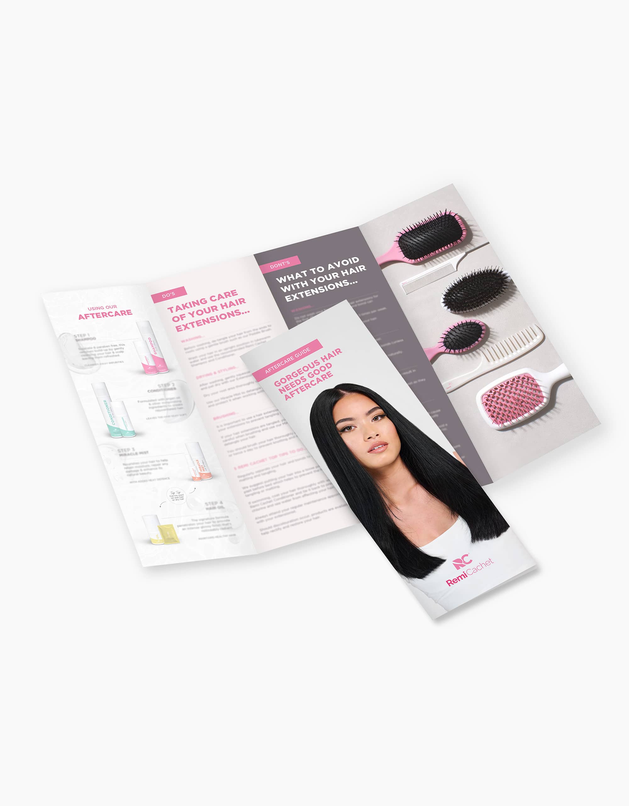 Hair Extensions Aftercare Leaflets - 50 Pack