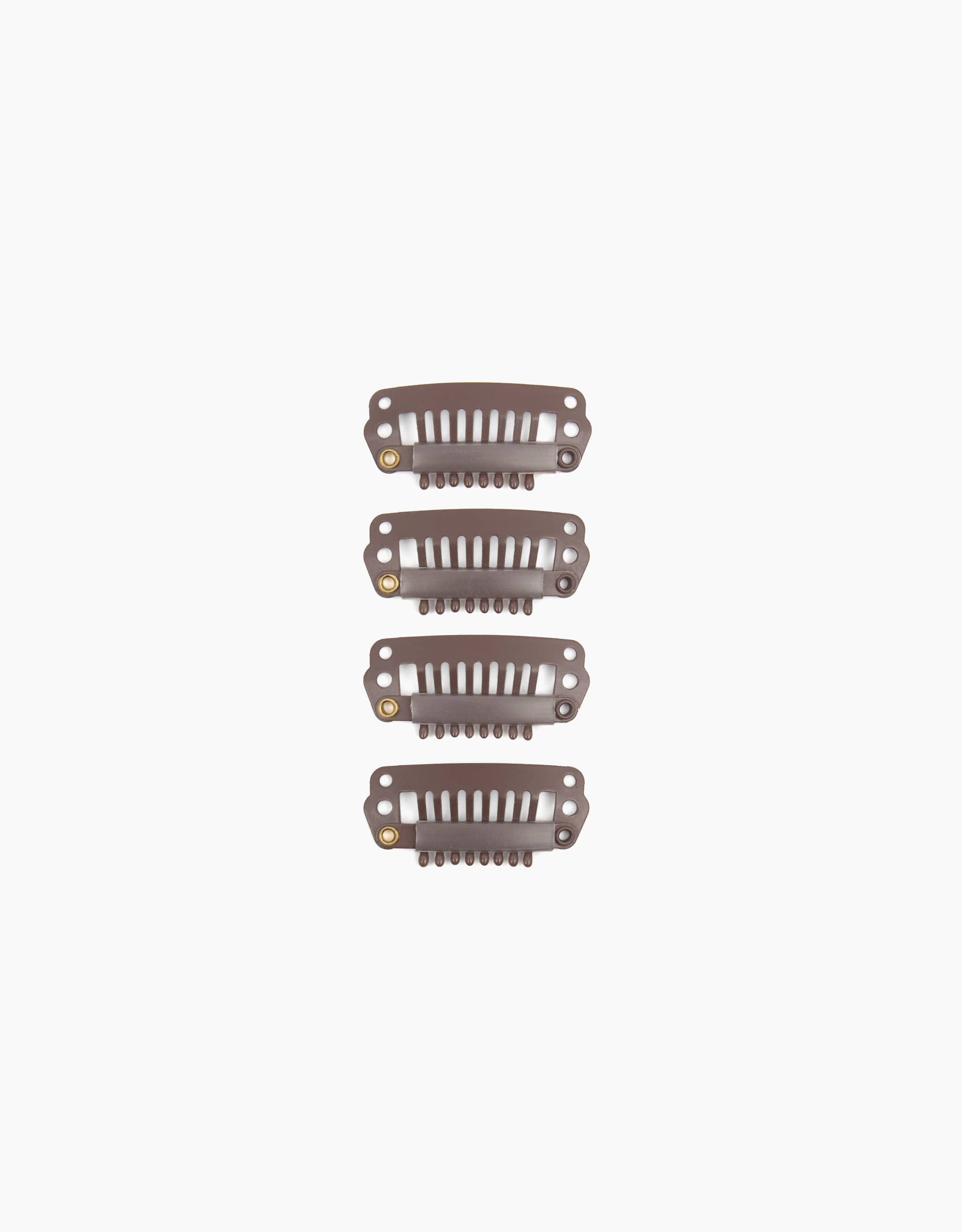 Brown Hair Extension Clips