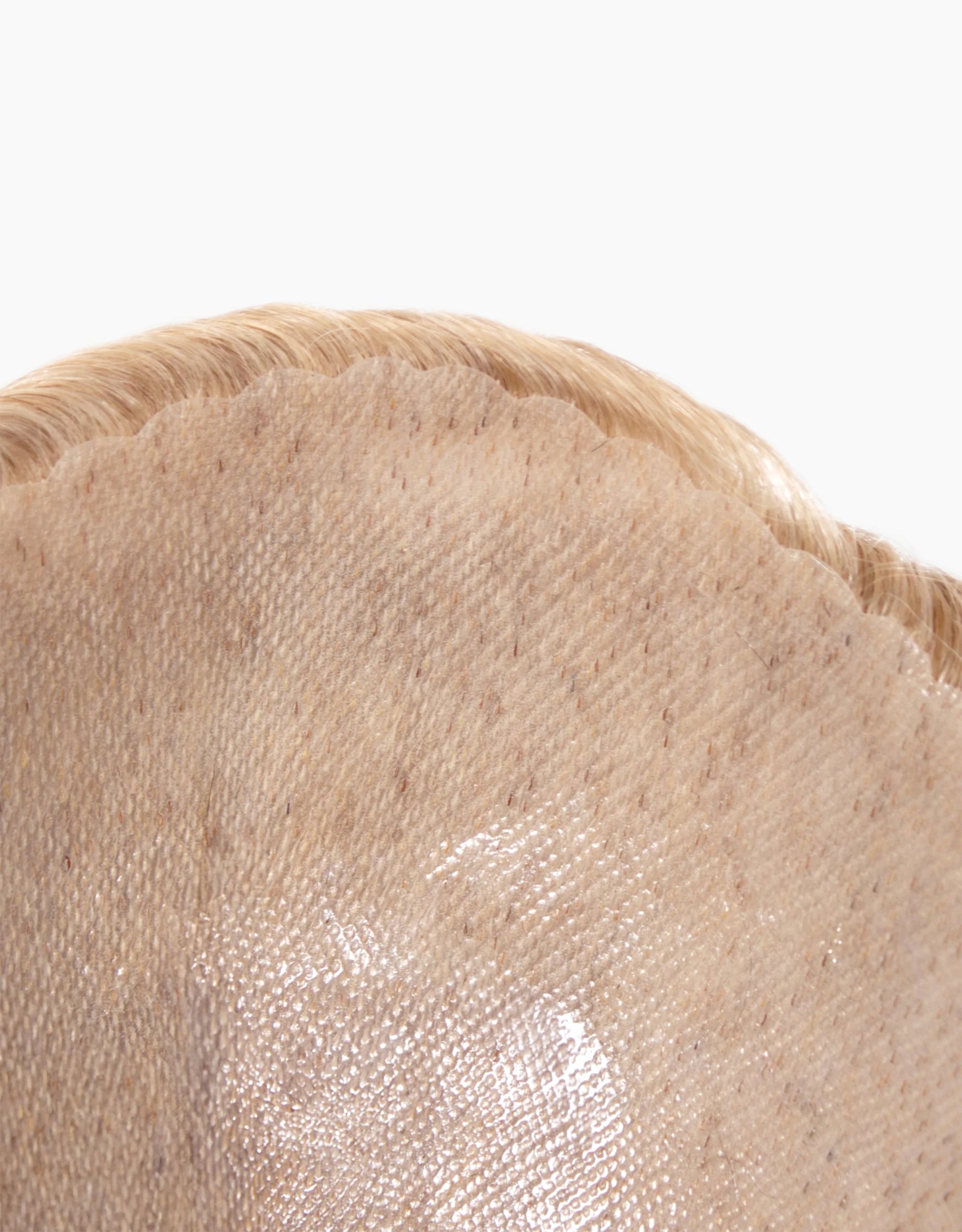 Men’s Scallop Front Skin Toupee