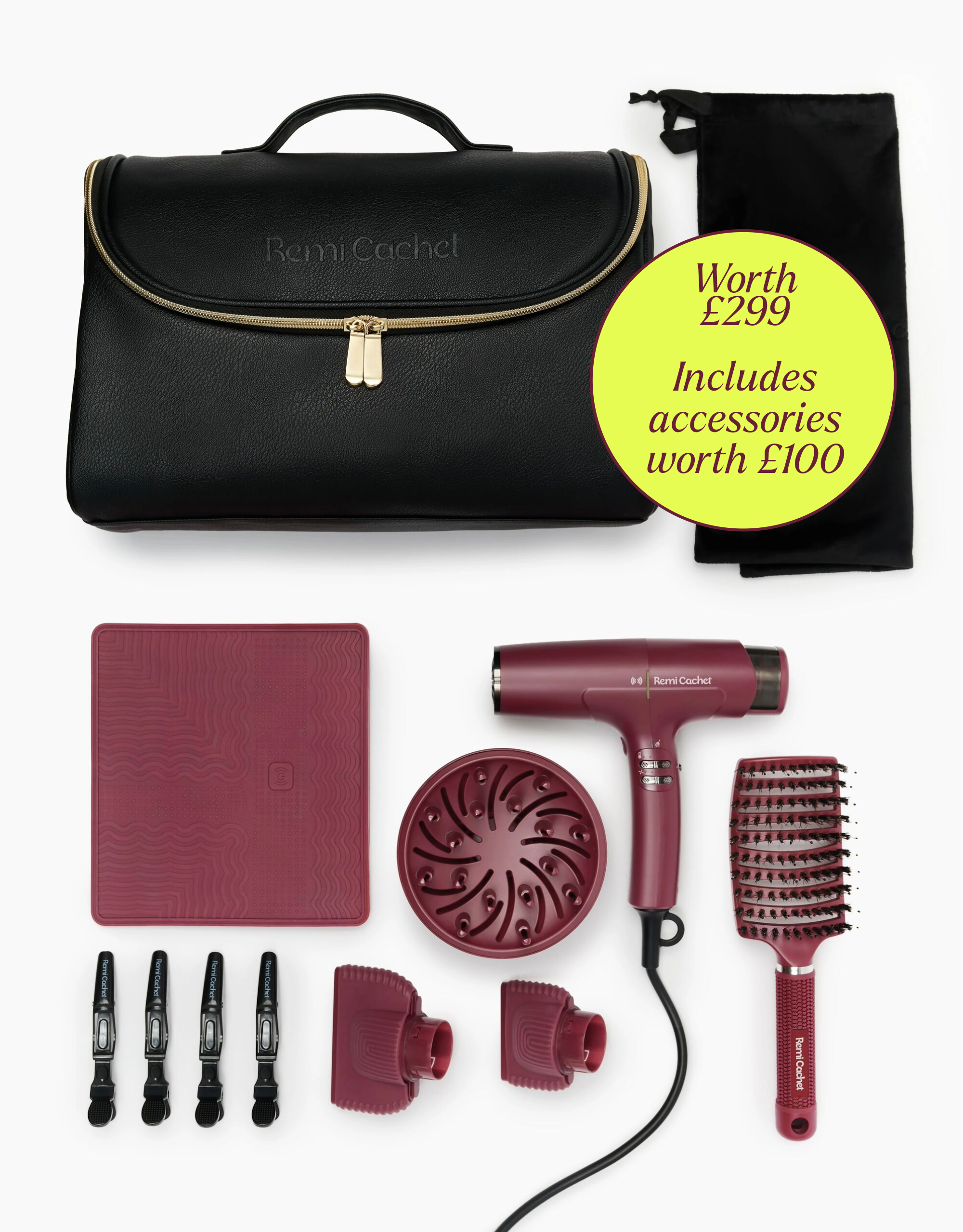 The Remi Cachet Pro Hairdryer Gift